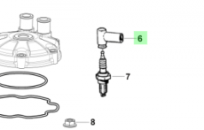 Zündkerzenstecker 2 Takt