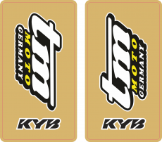 sms-racing Gabelaufkleber KYB