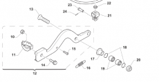 Reparatur Kit Bremspedal/Rahmen 08-21