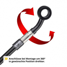 Bremsleitung hinten probrake Stahlflex MX/EN ab 2022