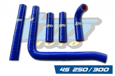 Kit Kühlerschläuche Silicon TM Moto 4T 250/300. # 21153`