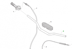 Lenker TM moto 85J M.13/-, # 64086.