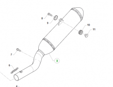 SILENZIATORE 450 4T MX MY2025