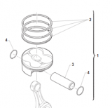Kolbenkit D 98.01, 530cc, # F10736.01`