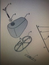 Luftfilterkäfig 4T mod 2015 für Luftfilter 66065. # F66521`