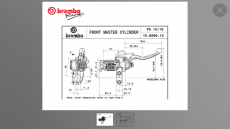 Brembo Handbremspumpe TM racing MX ab 2019