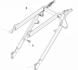 Rahmenheck 4T Twin Silencer MY22- # F73516.