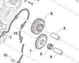 Zwischenrad E-Starter, Doppelrad, #40224`