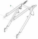 Rahmenheck 4T Twin,  # F72527`,  ersetzt auch # F73516