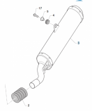Schalldämpfer 250/300 END. HGS MY22- , # 27220`