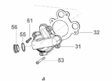 Dichtung Wasserpumpengehäuse 250 Fi, # F05833.