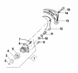 Cover, Hydraulic clutch, Gehäuse Kupplungsnehmer # F30976;