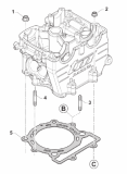 Zylinderkopfdichtung 450 F und Fi, # F05845`