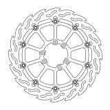 Moto Master Bremsscheibe für TM-racing Supermoto Flame 320mm