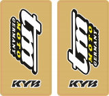 sms-racing Gabelaufkleber KYB