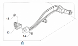 Bremspedal hinten 450/530 MY22, # 69450
