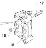 Schraube TCE 10x1.25x60 Bremssattel 108mm SMK/SMR , # 49856.