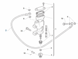 Bremsleitung hinten SMX R.C.# F69523.