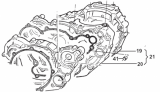 Motorgehäuse 450Fi Elektrostartversion mod 2015 bis, # F30031.