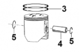 Kolbenkit 125 E.S. ab 2025 2F, # 10029.97`
